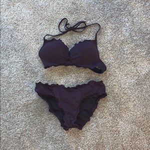 Purple bikini set